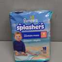 Pampers Swim Diapers - Splashers - Size 4, 18 Count, Gap-Free Disposable Baby Swimming Pants