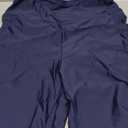 G Gradual Women's 9" Long Swim Board Shorts with Pockets High Waisted Knee Length Beach Swimming Shorts for Women with Liner (Navy), Small
