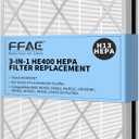 HE401 Filter Replacement Compatible with Shark Air Purifier 4-Fan Models (HE401 HE400 HE402 HE405), H13 True HEPA Filter with Activated Carbon Pre-filter, 1 Pack (HE401(1pack))