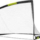 Franklin Sports Blackhawk Backyard Soccer Goal - Portable Pop Up Soccer Nets - Youth + Adult Folding Indoor + Outdoor Goals - Multiple Sizes + Colors