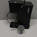 Mini Hot and Iced Coffee Maker Single Serve, for K Cup and Ground, 6 to 14 Oz Brew Sizes, with Recipe Book, for Home, Travel, RV, Office and Dorm, Classic Black (2.0 Version)