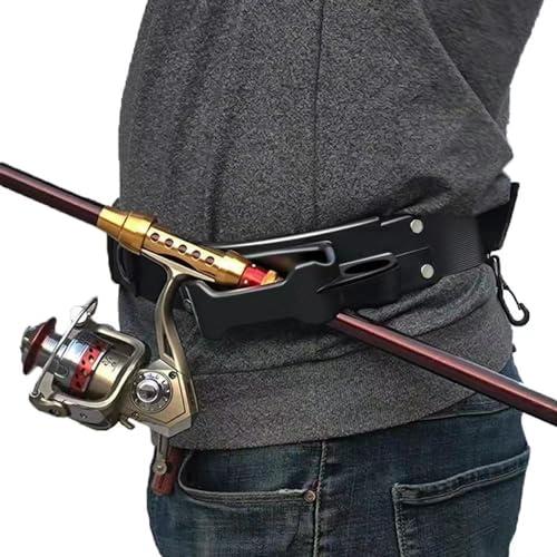 3rd Hand Rod Holder - Adjustable Belt Fishing Rod Holder for Fly Fishing Bank Fishing Belt Wading Accessories