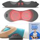 SmoothSpine Triple Fusion Back Massager - The Official Smooth Spine Back Massager with Heat - 3-in-1 Design to Support Lower Back Comfort, Gentle Vibration & Traction - Relaxation Device for Home Use
