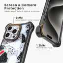 Sansunto Case for iPhone 15 Pro Max, Full Body Protection Ultra Impact [Compatible with Magsafe] Shockproof Slim Fit Protective Phone Case for Women & Men (Art Stone, for iPhone 15 Pro Max)