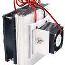 Mini Air Conditioner DC 12V DIY Thermoelectric Peltier Refrigeration Cooling System Heat Sink Conduction Module Semiconductor Fridge Refrigeration Cooling System DIY Kit