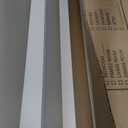 PAWLAND Wooden Freestanding Foldable Pet Gate for Dogs, 24 inch 3 Panels Step Over Fence, Dog Gate for The House, Doorway, Stairs, Extra Wide (White, 24" Height-3 Panels)