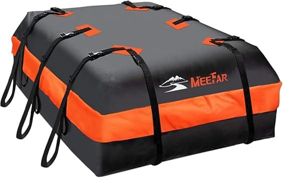 MeeFar Car Roof Bag XBEEK Rooftop top Cargo Carrier, 15 Cubic Feet