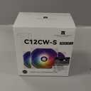 Thermalright TL-C12CW-S X3 CPU Fan 120mm White ARGB Case Cooler Fan, up to 1550RPM Cooling Fan