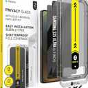 Deppa [2 Pack Privacy Tempered Glass for Samsung Galaxy S25 Ultra 6.9" | Anti-Spy Screen Protector | Fingerprint Unlock | Full Coverage | Bubble-Free Installation