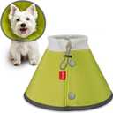 Agape Soft Dog Cone for Small Dogs & Cats, Comfy Dogs Recovery Collar After Surgery, Adjustable E Collar Alternative to Stop Licking, Protective Elizabethan Cones for Pup&Kitty, Comfortable Dog Cones