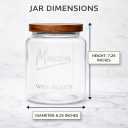 kitchentoolz Large Mason Jars with Lids 64 oz Mason Jars Wide Mouth, 1/2 Gallon Glass Jar with Lid for Pantry Storage, Canning, Flour, Dry Goods 2 Pack