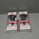 Wet Brush Easy Blowout Detangling Hair Brush, Black, Edgeless HeatFlex Bristles for Blow Dry, Ergonomic Soft-Touch Handle, Maximum Volume, Ceramic Coating Pad Smooths & Straightens (Pack of 2)