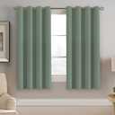 H.VERSAILTEX Blackout Curtain for Bedroom Thermal Insulated Window Treatment Curtain Extra Long 63 inch Length Energy Saving Solid Grommet Top Blackout Drape, One Panel, Green Bay, 52" W x 63" L
