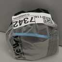 Bikewa Men's Bike Shorts 3D Padded Cycling Road Biking Mountain Riding Biker Bicycle UPF 50+ Cycle Shorts Zipper Pockets (Large, Black/Sky Blue)