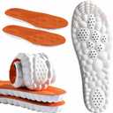 2026 New Steppers Insoles for Men Women, 4D Cloud Memory Foam Shoe Insoles Super Soft Anti-Fatigue, Arch Support for Pain Relief, Work Boot Insoles for Shock Absorbing Inserts (M10-10.5/W11-11.5)