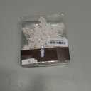 Christmas Traditions 6 inch Iridescent White Snowflake Ornaments (Set of 18) Glittered Hanging Tree Decorations (White Iridescent)