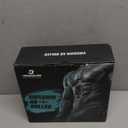 VINSGUIR Ab Roller Wheel, Abs & Core Workout Equipment for Home Gym with Knee Pad Accessories, Abdominal Wheel for Full-body Strength Training (Red And Black)