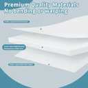 4 Pack Foam Board 30"x40", 0.23 Inch Thickness White Poster Board, Double-Sided Acid-Free Foam Core Board, Large Lightweight Polystyrene Mat Board for Painting, Display, Craft & School Projects