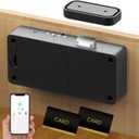 Anweller Smart Cabinet Lock, Hidden No Drill Adhesive Baby Proofing Child Proof Drawer Locks, Keyless RFID Bluetooth Cabinet Locks for Adults File Kitchen Cupboard Closet Liquor  Black