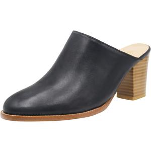 SM NEW YORK Womens Chunky Heels Mules and Clogs Closed Toe Bootie Pumps Slides Shoes 6