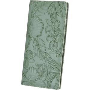 FALAN MULE Ultra Slim Thin Wallet for Women Bifold Leather RFID Blocking Designer Credit Card Holder