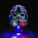 LED Lighting Compatible with Lego 75429 at-at Driver Helmet, Light Kit Compatible with Lego 75429, NOT Included The Model Set - JUST Lights(B-Light CR Version)