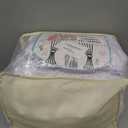 6 Panels 5ftx30ft White Ceiling Drapes for Wedding Parties, 60"W x 360"L