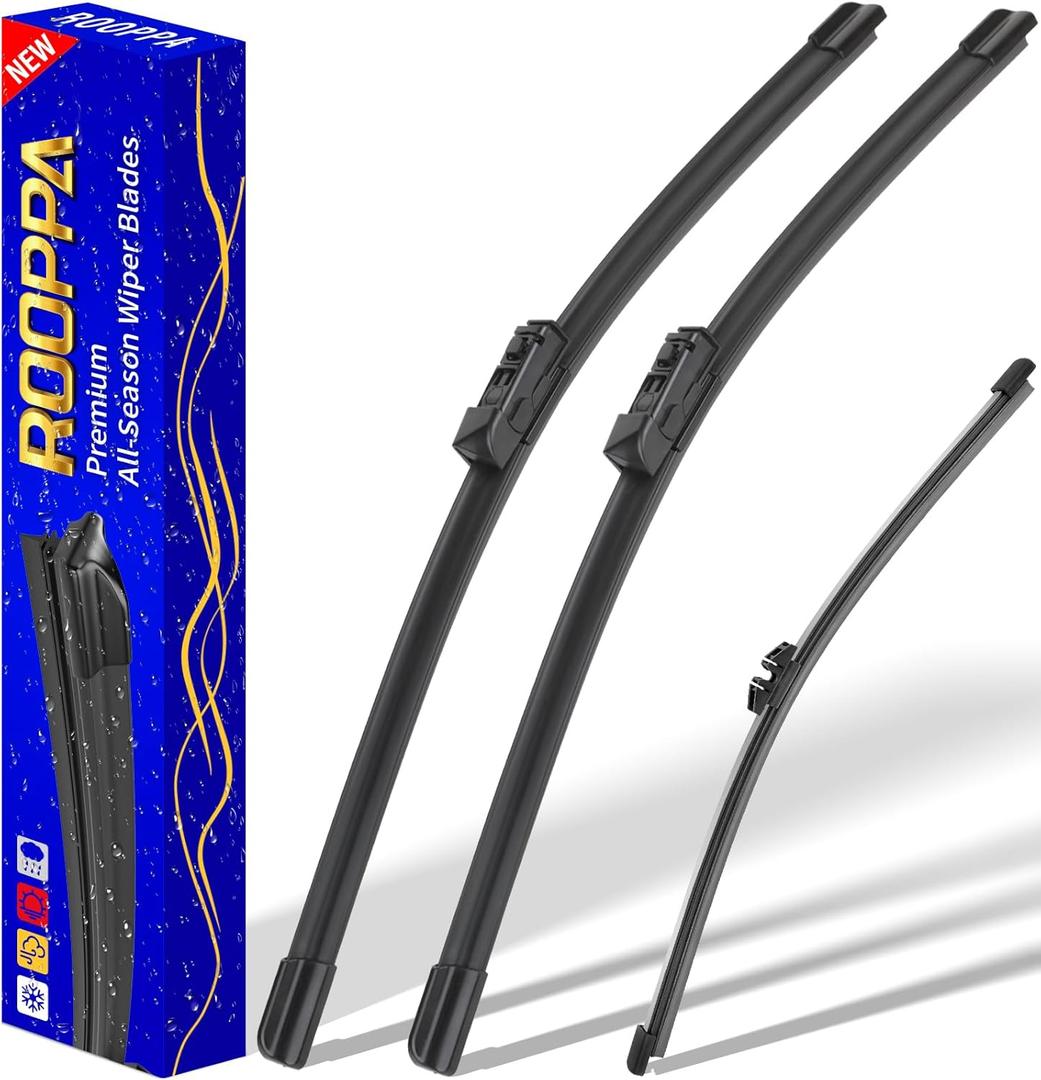 3 wipers Replacement for 2018-2022 BMW X3/2019-2022 BMW X4, Windshield Wiper Blades Original Equipment Replacement - 26"/20"/12" (Set of 3)