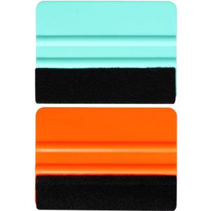 2PCS Squeegee for Vinyl 4 Inch Vinyl Squeegee Felt Squeegee Wallpaper Smoothing Tool Vinyl Wrap Squeegee for Car Vinyl Wrap Window Tint Wallpaper Decal Sticker