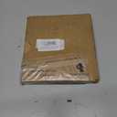 HOMOTEK 4 Pack 2-3/4 Inch Square Recessed Sliding Closet Door Finger Pulls, Diameter 2-3/8 Inch(60mm) Stainless Steel Flush Handles for Pocket Door, Bypass Barn Drawer Pulls(Black)