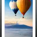 Mxtallup 13x24 Picture Frames Solid wood, Display Pictures 11x22 Inch With Mat or 13x24 Inch Without Mat, Poster Frames 11x22 in Photo Frames Wood Black (T22B1324W1122)