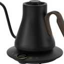 Cocinare FLOW B9 Gooseneck Electric Kettle, Precise Temperature Control for Pour-Over Coffee & Tea Brewing, Stainless Steel Interior, Rapid Heating for Boiling Water 0.9L (Goya Walnut)