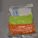 Women's Neon Scrunch Crew Socks 80s 90s Retro 3-Pack Cotton Stacked Boot Calf Cozy Ribbed Slouchy Socks Size 5-10 (1-white/Neon Green/Neon Orange)