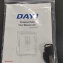 DAYI Fireproof Safe, 3.0 Cubic Feet Biometric Fingerprint Fire Proof Safes Box for Home Documents Money, Digital Touchpad Security Safe Dual Alarm System - DY-60FP