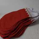 Zubebe 24 Pcs Felt Christmas Stockings 15 Inch Party Favors Stockings Xmas Decoration Stockings Rustic Christmas Santa Stockings for Christmas Holidays Home Decorations(Dark Red)