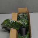 Sggvecsy Fake Hanging Plants 4 Pack Artificial Hanging Eucalyptus Plants Fake Potted Greenery Faux Eucalyptus Mandala Vine Ivy Vine Leaves Pea Pod for Home Indoor Outdoor Wall Garden Decor
