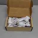 Christmas Lights 50 LED 17FT Commercial Mini LED String Lights, 120V UL, White Wire Xmas Lights for Indoor & Outdoor Use, Holiday Party Decorations,Trees, Light Displays (Cool White)