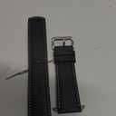 SUNFWR Leather Bands Compatible with Apple Watch Band 42mm(Series 3 2 1) 44mm 45mm 46mm 49mm for Men Women, Top Grain Genuine Leather Replacement Strap for iWatch Ultra 3 2 1, SE3 2 1, Series 11 10 9 8 7 6 5 4 3 2 1 (Black/Titanium)