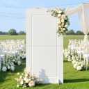 imprsv 6FT Square Arch Backdrop Stand, Reusable PVC Board and SUV Friendly | Tool-free Assembly, 36lbs Heavy Duty, Decor for Birthday Wedding Baby Shower, Backdrop for Planner and Personal Event