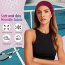 2 x AWAYTR Women's Headbands, 6 Pack Soft Elastic Non Slip Hair Bands, Head Band for Women Daily Use (Coffees)