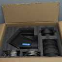 4" Magnetic Dust Collection Quick Connect Kit with Handle, 4-Pack Fittings Set for Woodworking Systems with Fast Hose Switching