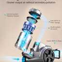 Canister Vacuum Cleaner, 1700W 45Kpa Bagless HEPA Vacuum