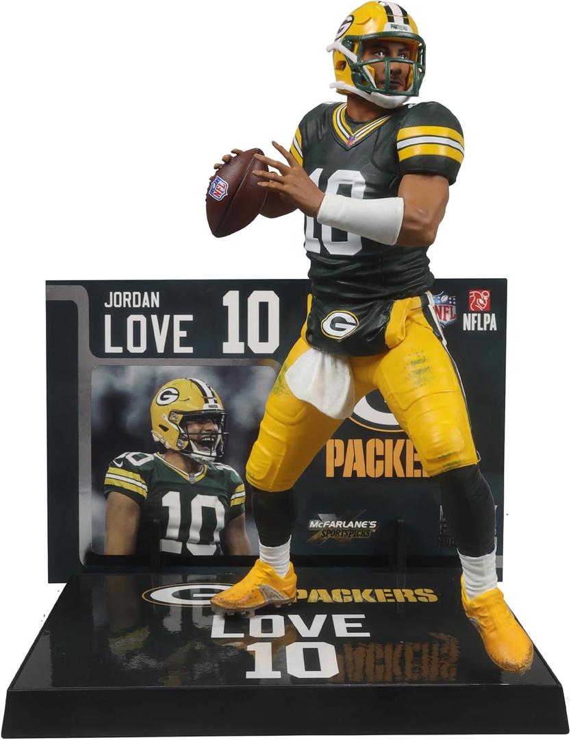 Jordan Love (Green Bay Packers) NFL 7" Figure McFarlane's SportsPicks
