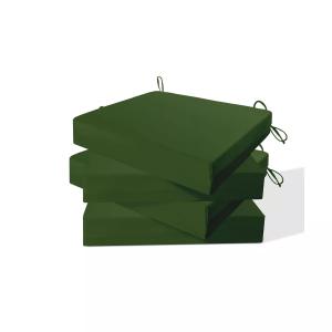 Peace Nest Set of 4 Outdoor Seat Cushions Solid Color