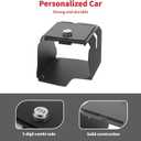 Linskip Console Valuables Safe Compatible with 2018-2026 Jeep Wrangler JL 4XE & 2020-2026 Jeep Gladiator, for Jeep JL Security Console Insert, Console Gun Safe Vault for Jeep JL Accessories(Black)