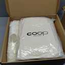 Coop Home Goods Adjustable Latex Pillow King, with Talalay Latex & Microfiber Fill, Best Pillows for Sleeping, Naturally Cooling, Eco-Friendly, Medium Firm Pillow for Back, Stomach or Side Sleepers (Classic)