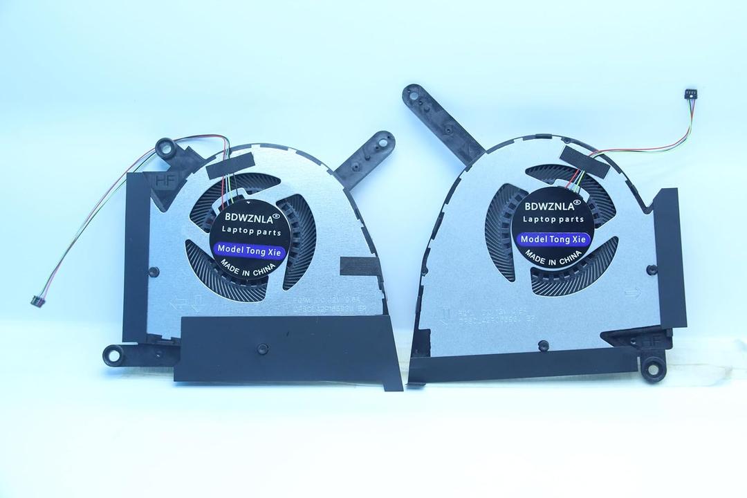 New CPU + GPU Cooling Fan for Asus TUF Dash 15 (2022) FX517 FX517ZM FX517ZM-AS73 FX517ZR FX517ZC RTX3060 RTX3070 FQ1M FQ1L P/N: 13NR0990T01021 13NR0990T02021 DC12V 0.6A Fan