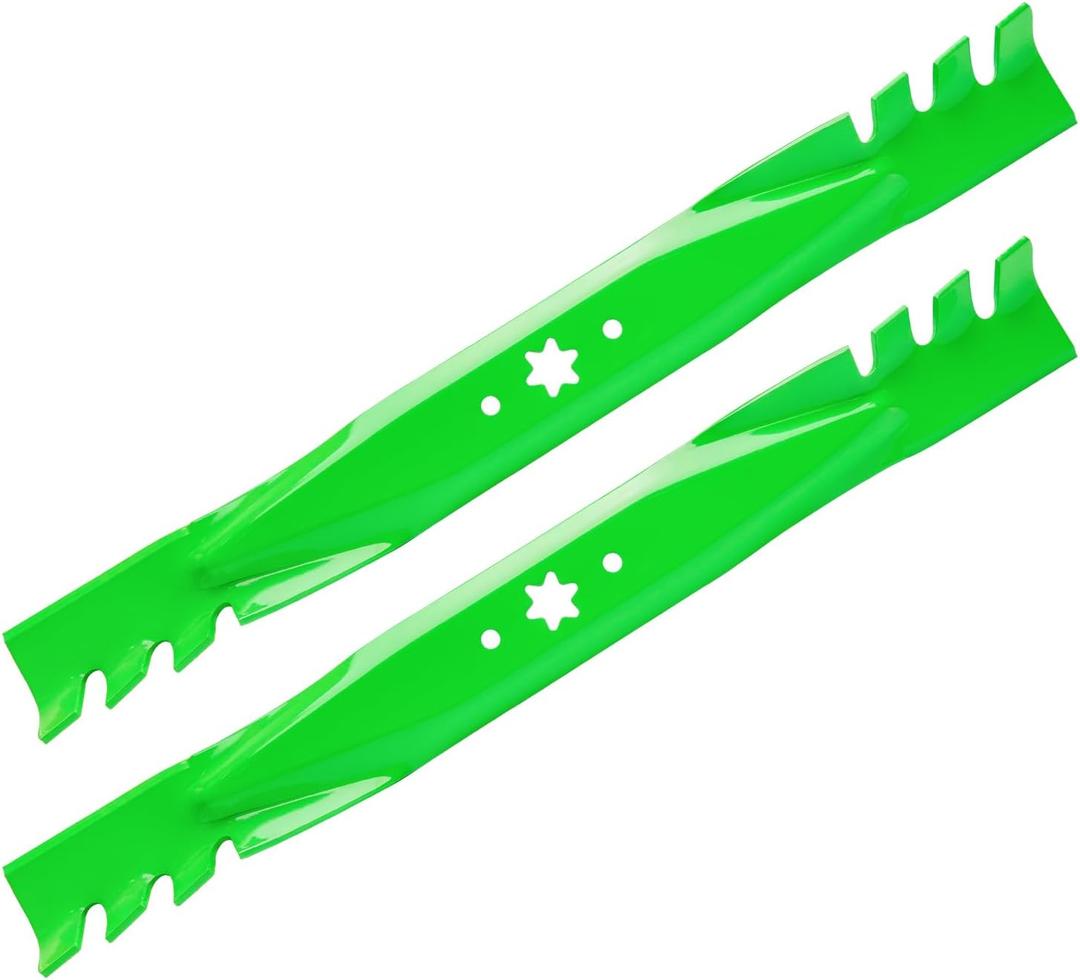 942-04308-X Lawn Mower Blade Set Replace OEM 942-04308 942-0616 742-0616 942-04126 Compatible with Cub Ca det MTD Troy Bi lt 42'' Cut Deck for RZT42 LTX1042KW XT2-LX42 TB42 T105 2 PCS