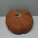 RoseCraft Pumpkin Pillows, 1Pcs Throw Pillows Cushion Fall Thanksgiving Decorations, Autumn Fluffy Stuffed Plush Bedroom Sofa Supplies Home Indoor Decor, 12 Inch Brown