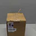 BLOFLO Embossed Glass Vase, 7'' Crystal Glass Vases for Flowers, Pedestal Big Base Glass Bouquet Vase, Hydroponic Glass Transparent Vase for Home Office Wedding Dining Table Party (Diamond Pattern)